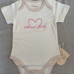 Certified Organic Cotton Toddler Bodysuit-Sweet Baby