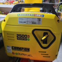 CHAMPION DUAL FUEL 2500 WATTS INVERTER SUPER QUITE GENERATOR 