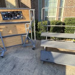 Wenger Choir 3-Step Riser Stage Foldable Movable Sound Equipment Performance Choral Bench 