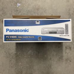 Brand New Open Box Panasonic PV-V464S HiFi Stereo VCR VHS Player  & Remote