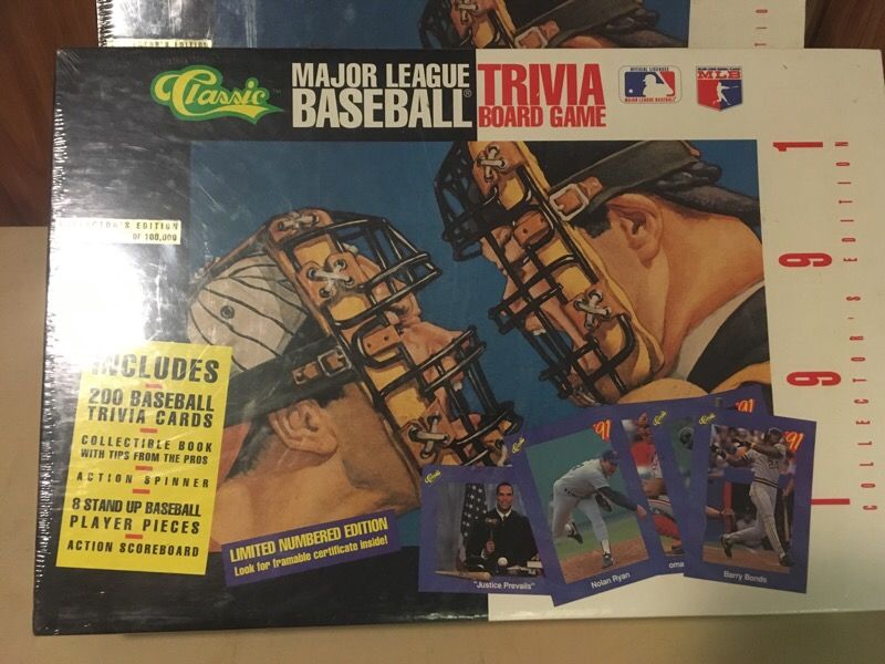91 Baseball trivia games