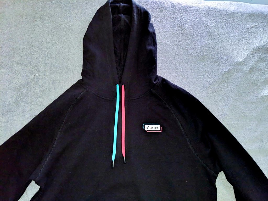 Rare *Limited Edition* Black Tik Tok Hoodie For Sale