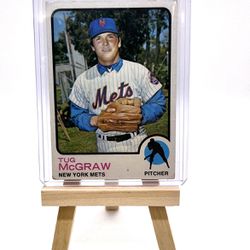 1973 Tug McGraw NewYork Mets Topps #30 Card.