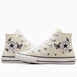 Converse Girls Butterfly High Tops 