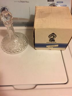 Vintage Waterford Crystal decanter