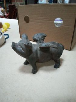 Bronze Flying Pig