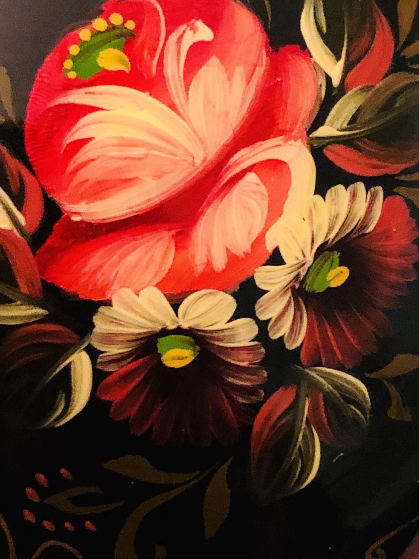 Enamel Hand Painted Brooch Pin