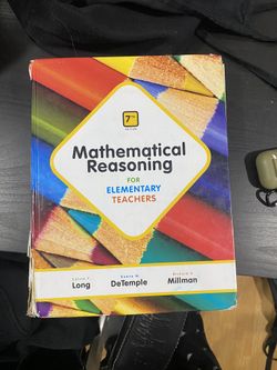 Mathematical Reasoning Elementary Teaching
