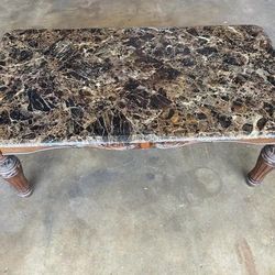 Center table with 2 side tables 