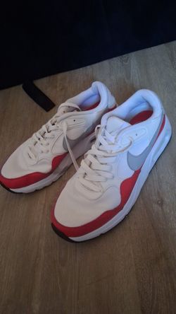 Nike Low-Top Sneakers White and Red
