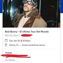 Bad Bunny Tickets 