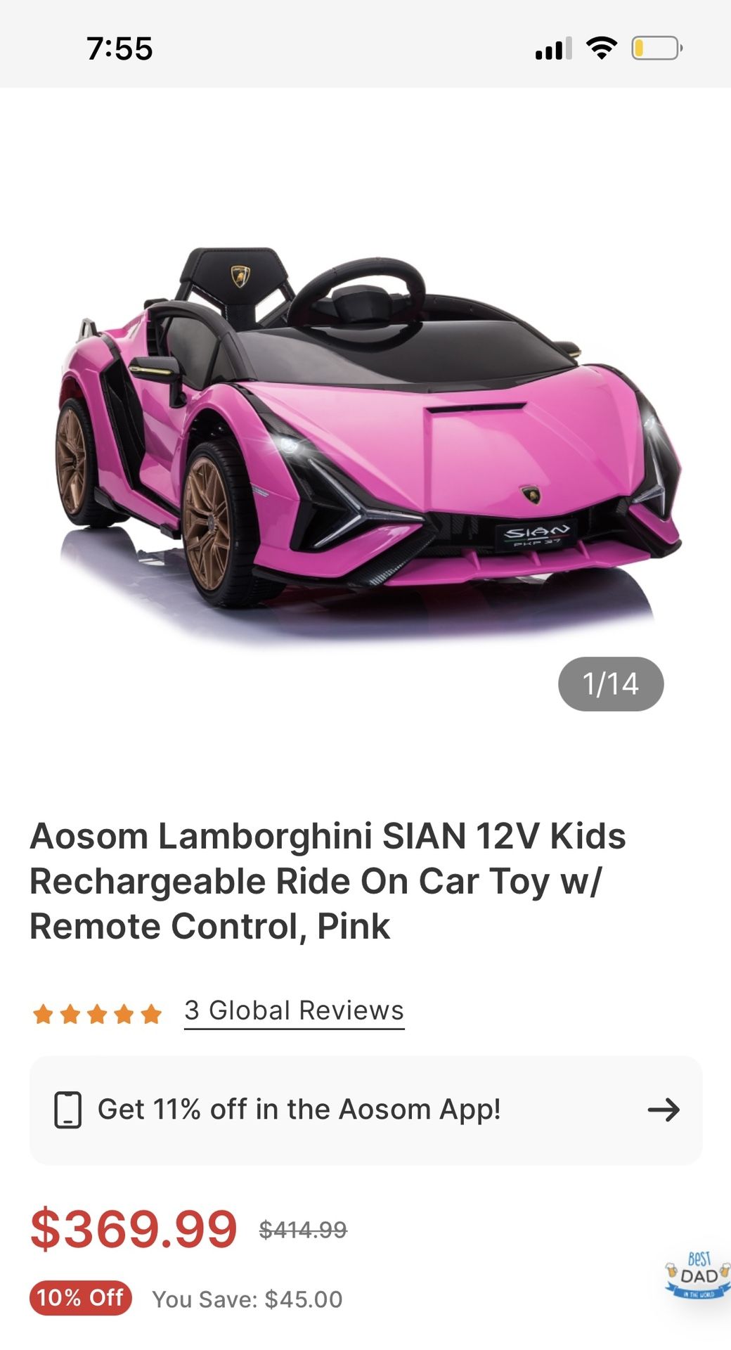 BRAND NEW 12V LUXURY REMOTE CONTROL Electric Kid Ride On Car Power