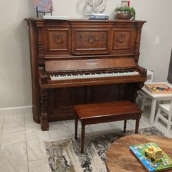 Bush & Gerts 1880s Concert Grand Piano
