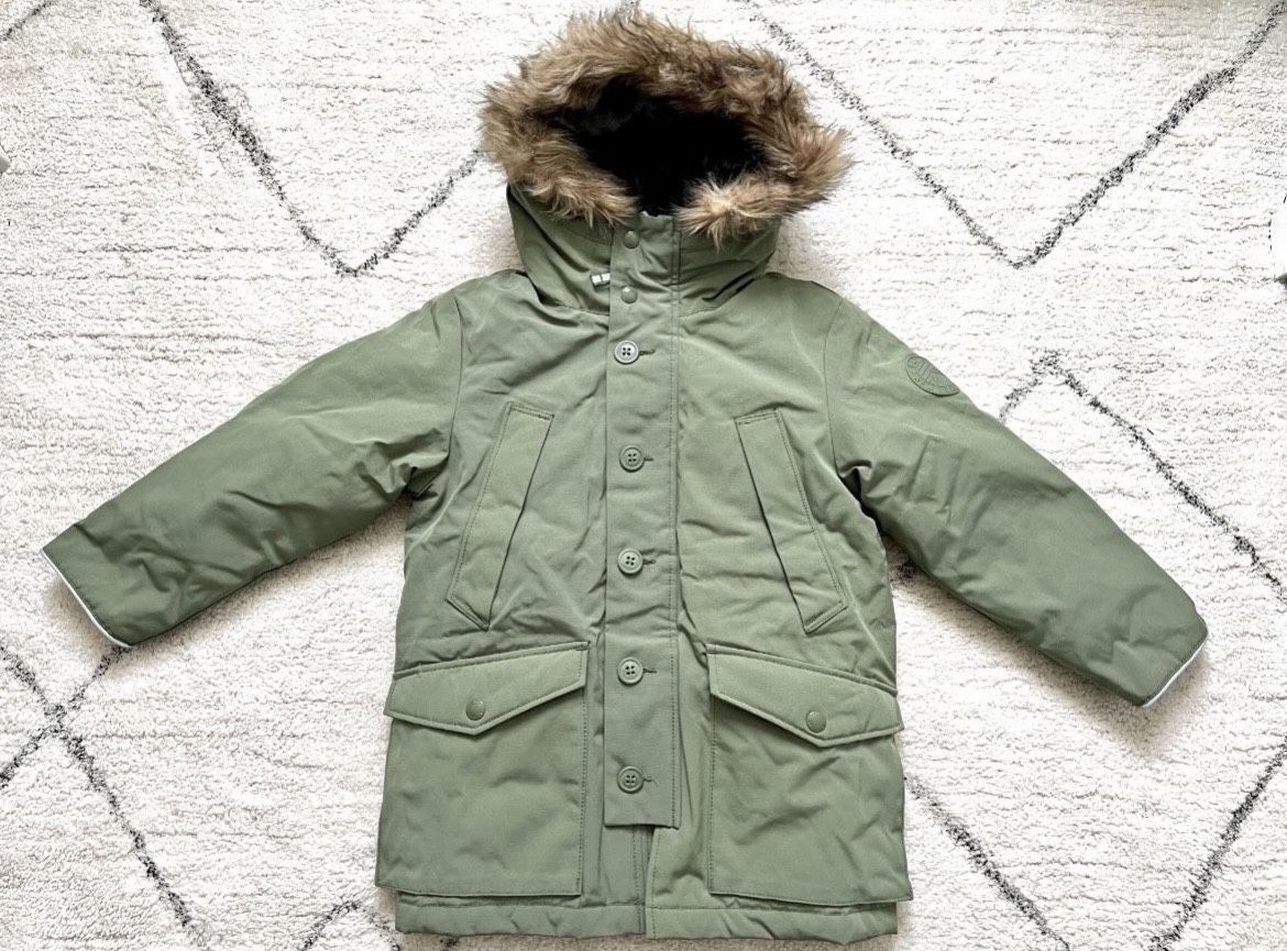 NEW Winter Water-Resistant Down Fill Boys Kids Jacket 6-8 Years Size S