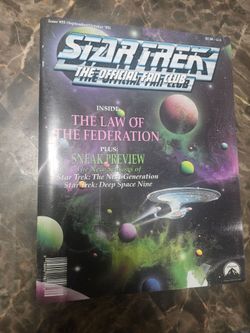 Star Trek Fan Club Mag Law Of The Federation Sept/Oct 1993