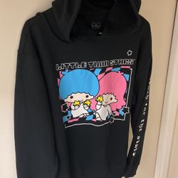SANRIO LITTLE TWIN STARS HOODIE ⭐️ ADULT MEDIUM ALSO FITS TEEN SIZE SMALL  BRAND NEW* SUPER ADORABLE GOOD GIFT 25$ PICK UP DOWNTOWN LA LITTLE TOKYO 