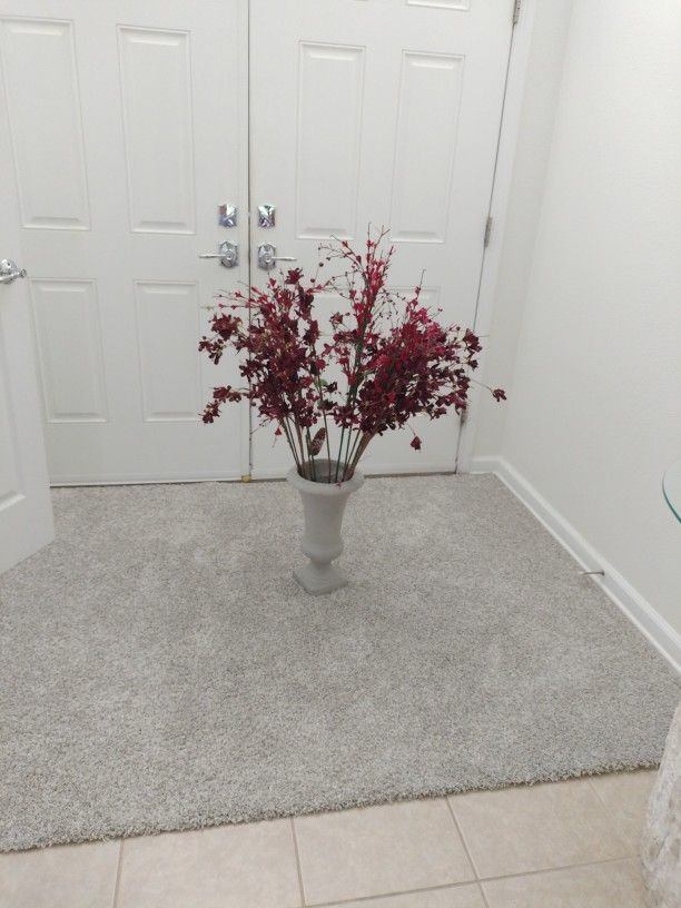 Vase With Artificial Plant Decor