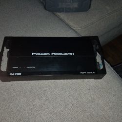 Power Acoustic Rzr 2500 D Amplifier 