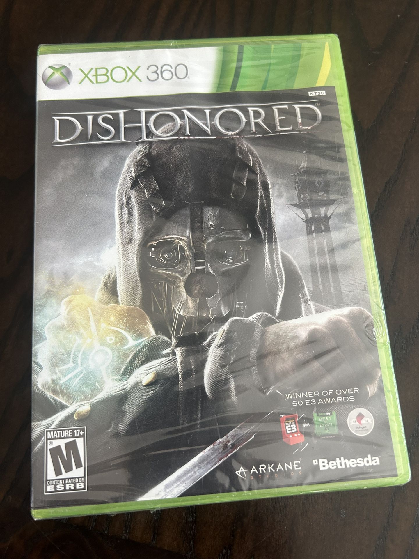 Dishonored Microsoft Xbox 360 Vide Game Brand New, Factory Sealed