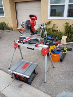 Milwaukee 10 inch miter saw and table saw both for $380