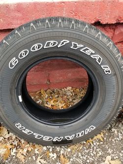 GOODYEAR WRANGLER TRAILMARK (2) 245/75/16. (2) 255/70/16 for Sale in Lima,  OH - OfferUp