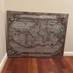 Wall Art Map 
