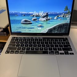 2020 MacBook Pro M1 Laptop with 16GB RAM and 256GB SSD. Comes with power adapter.