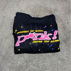 black pink sp5der hoodie