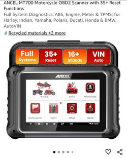 ANCEL MT700 Motorcycle OBD2 Scanner