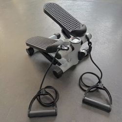 New In Box Stair Climber Exercise Stepper Cardio Stepping Elliptical Machine With Resistance Bands Included 