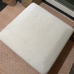 Free Large White Ottoman
