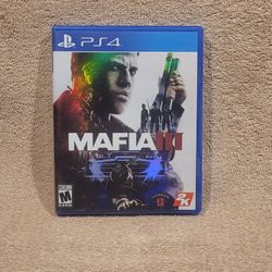 MAFIA III (2016 PS4) GANGSTER MOB BOSS SHOOTER SONY PLAYSTATION PS VIDEO GAME DISK DISC