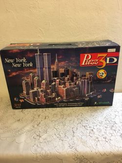 3141 piece 3-d puzzle New York complete