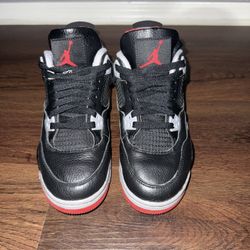 Big Kids 2024 Air Jordan 4 Retro ‘Bred Reimagined’ 
