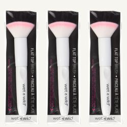 4 Pieces Of wet n wild Makeup Brush| Flat Top Kabuki Brush