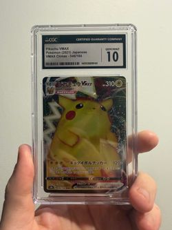Pokemon Japanese Pikachu VMAX CGC 10