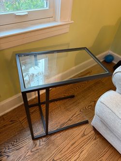 IKEA glass table