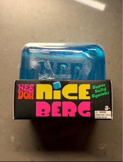 NeeDoh Nice Berg Blue Super Solid Squish New by Schylling