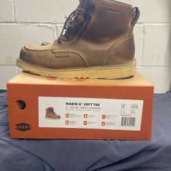 Brunt Marin 6” Soft Toe  Size 12
