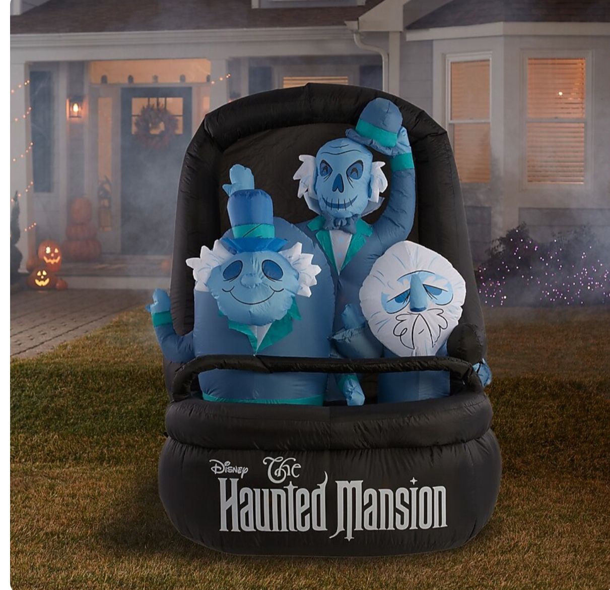 Disney 6.0-ft Lighted Haunted Mansion Hitchhiking Ghosts Ghost Inflatable Halloween