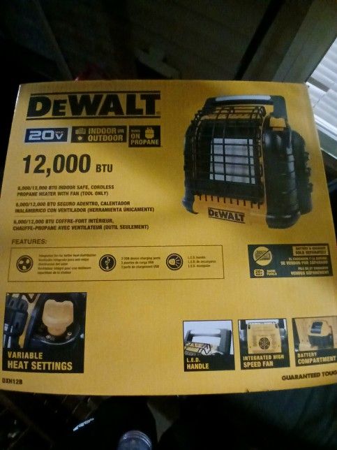 Dewalt 12000 Btu Heater