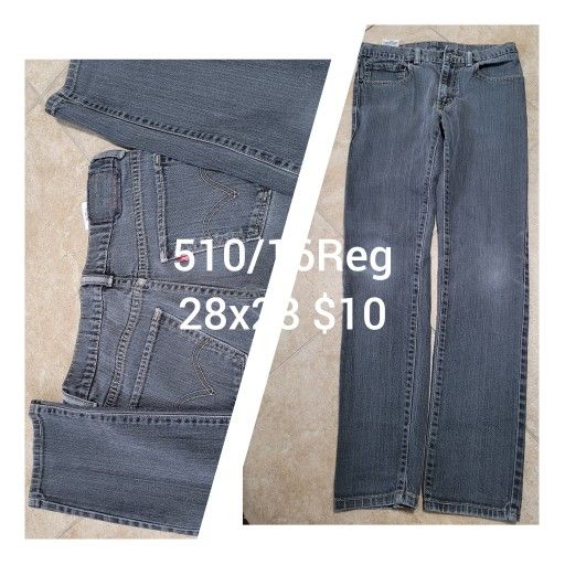 Levi's Jeans Boys ( youths Mens) Size 26./ 27. /28 /big Mens#40