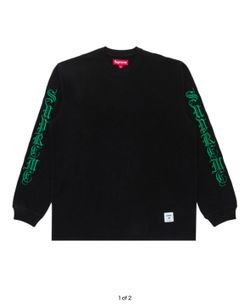 Supreme Old English Long-Sleeve Top 'Black