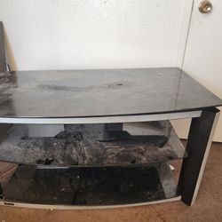 Z Line TV Stand With Shelves ,,,sorry Just Dusty