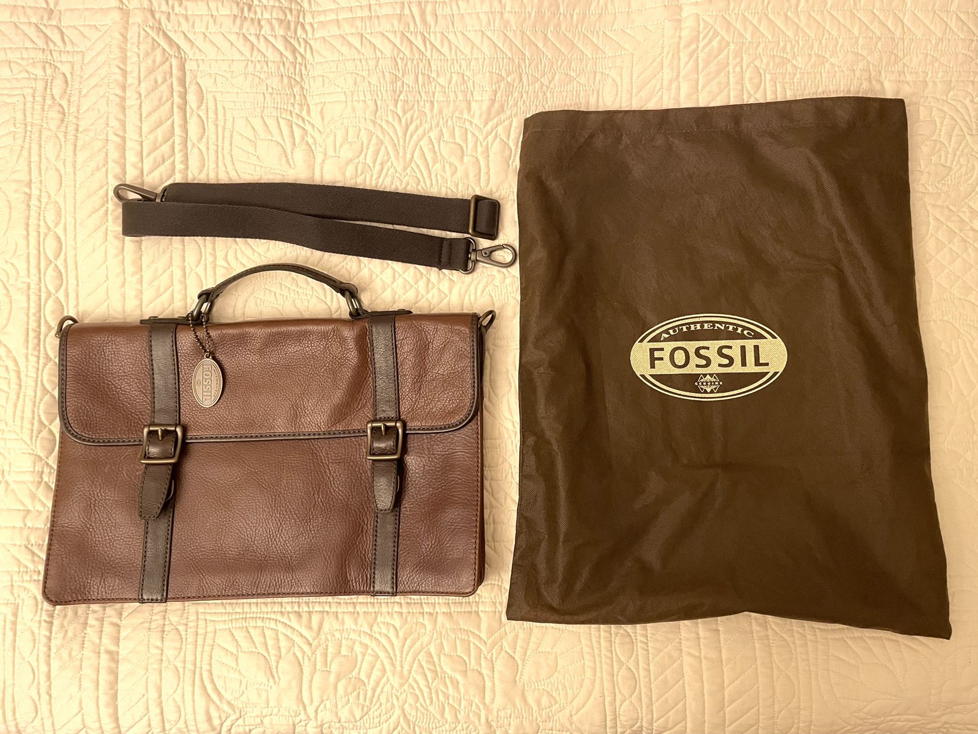 Authentic Fossil Men’s Briefcase