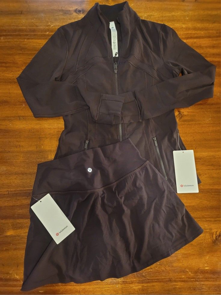 Women's Lululemon Jacket & Skort Combo Set