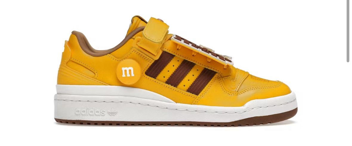 adidas x m&m's shoes yellow color forum 84 size 13 mens bnib htf