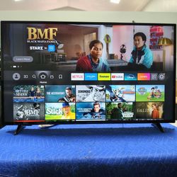 50 inch fire tv 4k smart tv beautiful tv comes with remote control shows great picture works perfect guaranteed