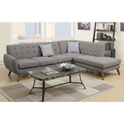 Gray Sectional Sofa 