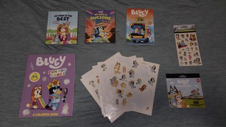 Bluey Books and Stickers